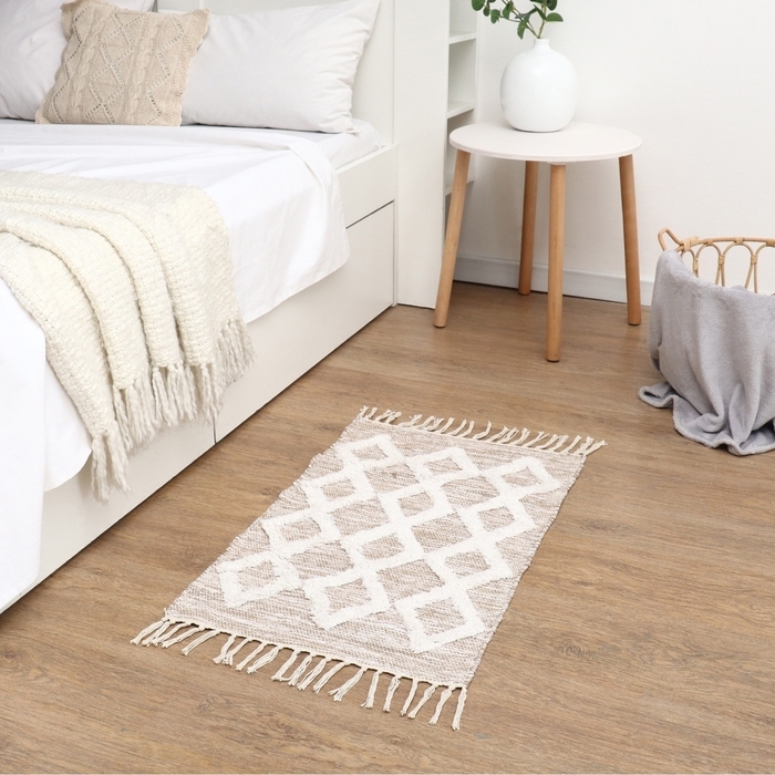 Ковер Eco 50х80 ± 3 см, 1500 гр/м2, 70% хлопок, 30% полиэстер Ковер Eco 50х80 ± 3 см, 1500 гр/м2, 70% хлопок, 30% полиэстер