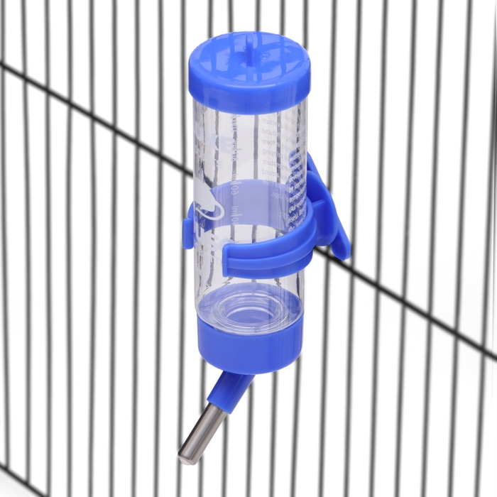 Поилка для грызунов 125 мл, 12,5 Х 4,5 см, микс цветов Поилка для грызунов 125 мл, 12,5 Х 4,5 см, микс цветов