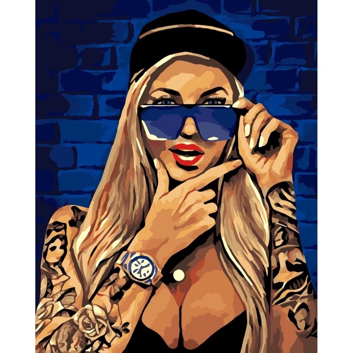 Картина по номерам на холсте с подрамником «Современная девушка», 40 х 50 см Картина по номерам на холсте с подрамником «Современная девушка», 40 х 50 см