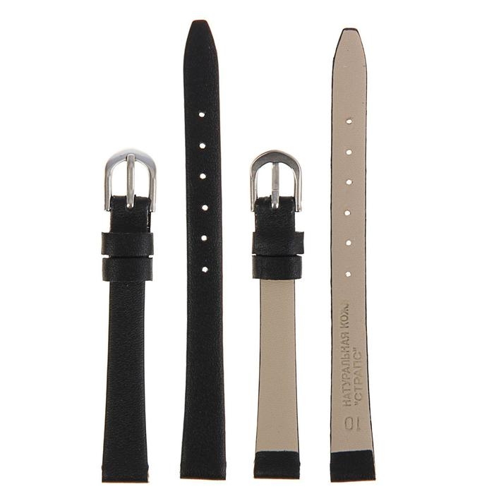 Ремешок для часов, женский, 10 мм, запряжник 65 мм, горт 105 мм, натуральная кожа Ремешок для часов, женский, 10 мм, запряжник 65 мм, горт 105 мм, натуральная кожа