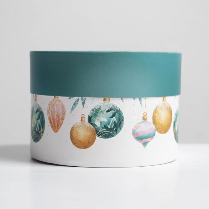 Коробка подарочная «Новогодние игрушки», 12 х 8 см, Новый год Коробка подарочная «Новогодние игрушки», 12 х 8 см, Новый год