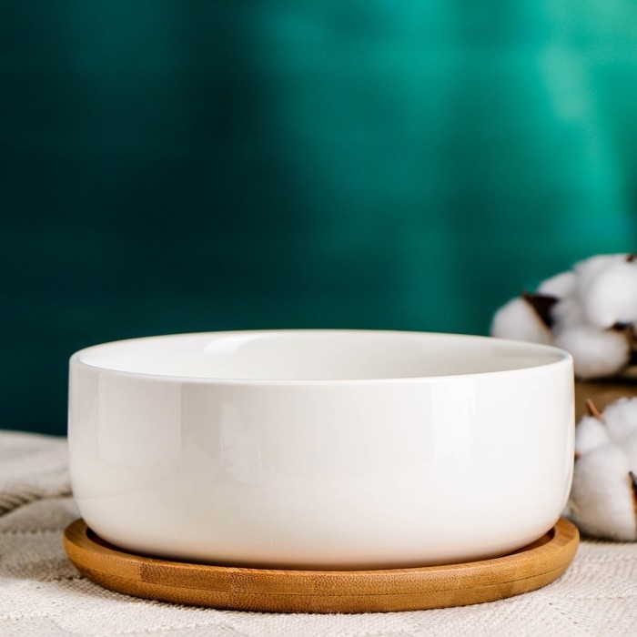 Горшок Горшок "Эко Бонсай" круг, 17х7см, белый