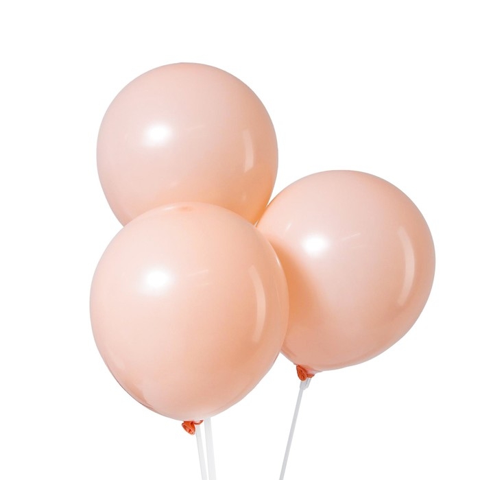 Шар латексный 12 Шар латексный 12" «Макарун», набор 100 шт., цвет оранжевый
