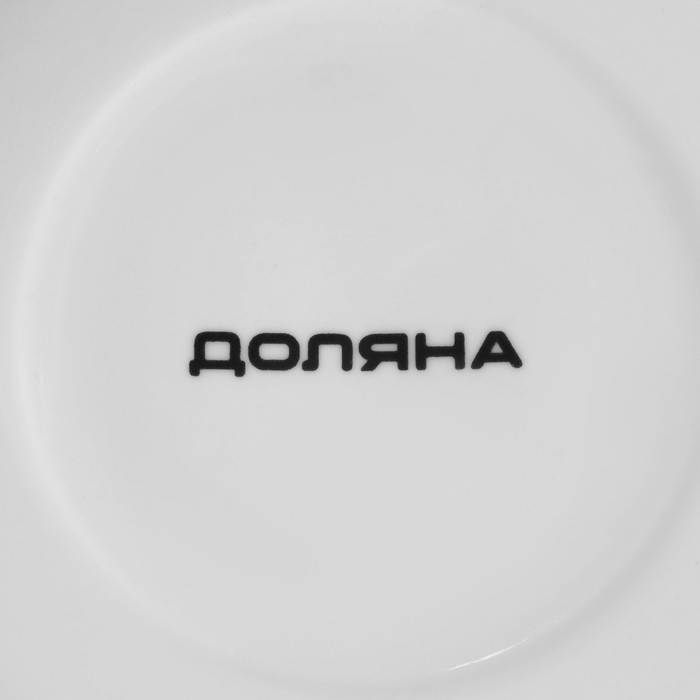 Чайная пара Доляна «Аззурро», 2 предмета: чашка 240 мл, блюдце d=15,2 см, цвет белый Чайная пара Доляна «Аззурро», 2 предмета: чашка 240 мл, блюдце d=15,2 см, цвет белый