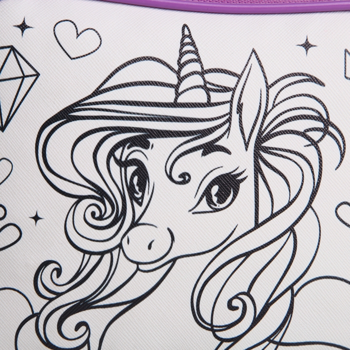 Сумка детская для девочки через плечо  Сумка детская для девочки через плечо "Милый единорог" 17х13х5 см