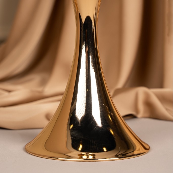 Подсвечник металл на 1 свечу «Ричард» цвет золото 12.5 х 12.5 х 44 см Подсвечник металл на 1 свечу «Ричард» цвет золото 12.5 х 12.5 х 44 см