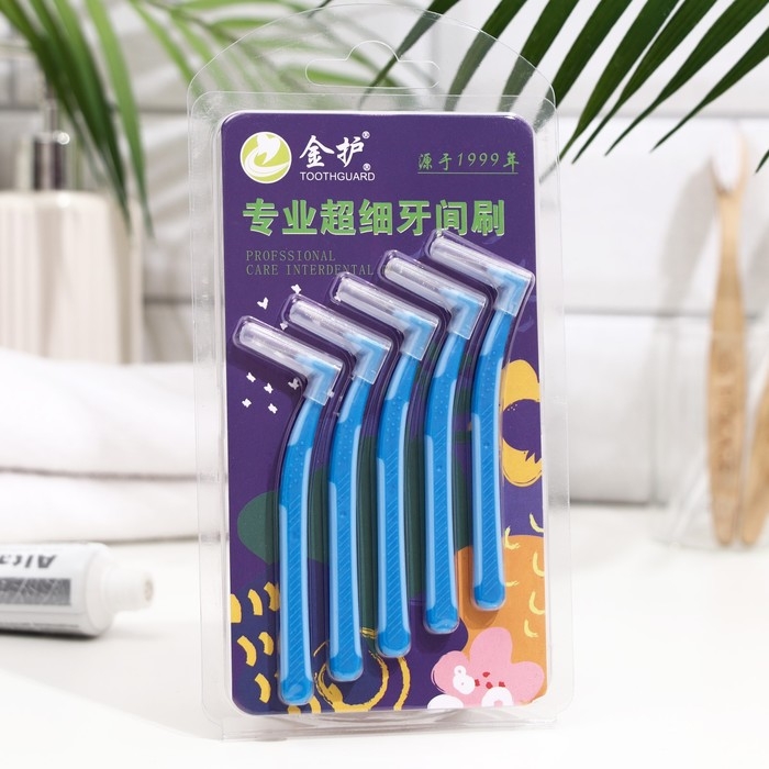 Ершики для брекетов и зубов, набор 5 шт., 0.7 мм Ершики для брекетов и зубов, набор 5 шт., 0.7 мм