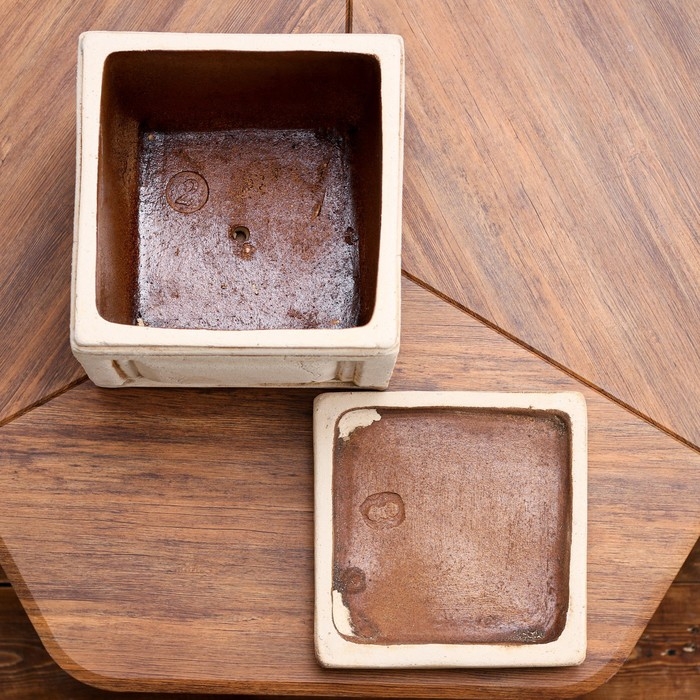 Кашпо Куб  Кашпо Куб "Альфа №2" 11 л, 25 х 25 х 27 см