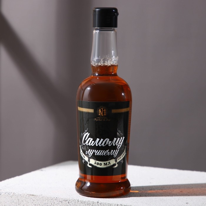 Гель для душа во флаконе коньяка «Самому лучшему», 500 мл, аромат парфюма, Новый Год Гель для душа во флаконе коньяка «Самому лучшему», 500 мл, аромат парфюма, Новый Год