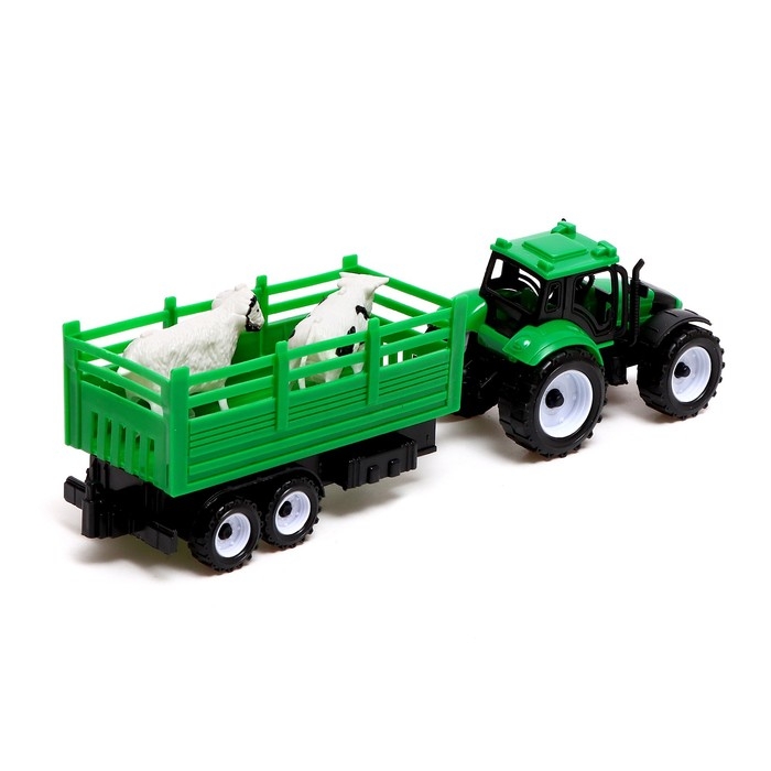 Трактор инерционный «Фермер», с прицепом и животными Трактор инерционный «Фермер», с прицепом и животными