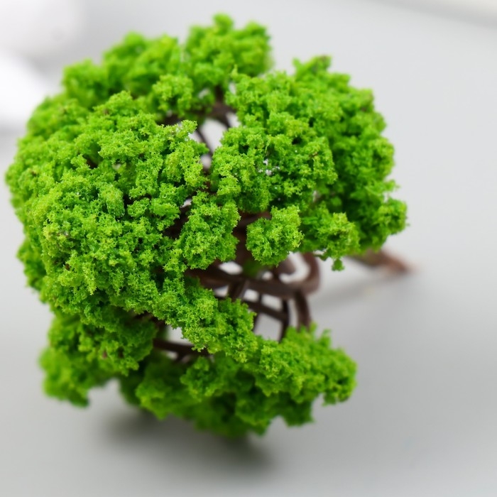 Искусственное растение для творчества пластик Искусственное растение для творчества пластик "Зелёное дерево" 6 см