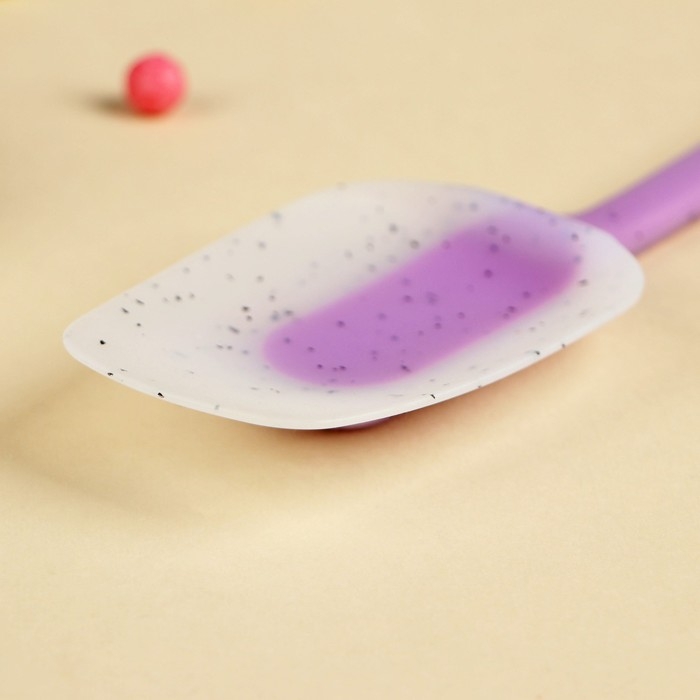 Лопатка Доляна «Леонардо» 27 см, цвет сиреневый Лопатка Доляна «Леонардо» 27 см, цвет сиреневый