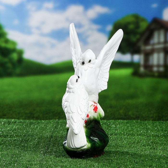 Садовая фигура Садовая фигура "Два голубя" 37см