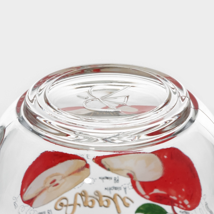 Кружка стеклянная «Полезные фрукты», 200 мл, рисунок МИКС