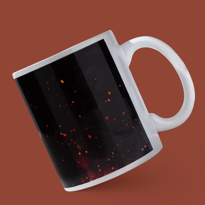 Кружка керамическая «23 февраля» граната, 320 мл, цвет чёрный Кружка керамическая «23 февраля» граната, 320 мл, цвет чёрный