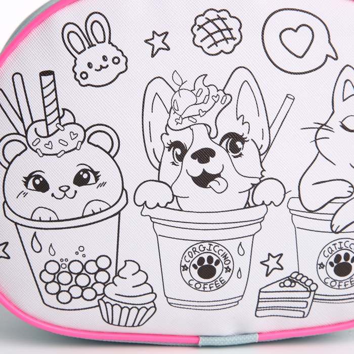 Сумка детская для девочки через плечо  Сумка детская для девочки через плечо "Весёлые друзья" 22х16 см