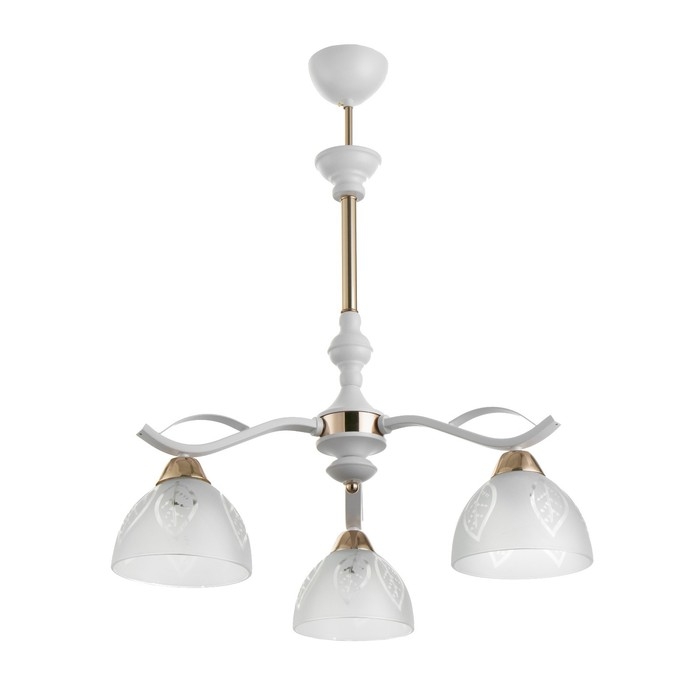 Люстра Люстра "Беалин" 3хЕ27 40Вт белый 54х54х56 см BayerLux