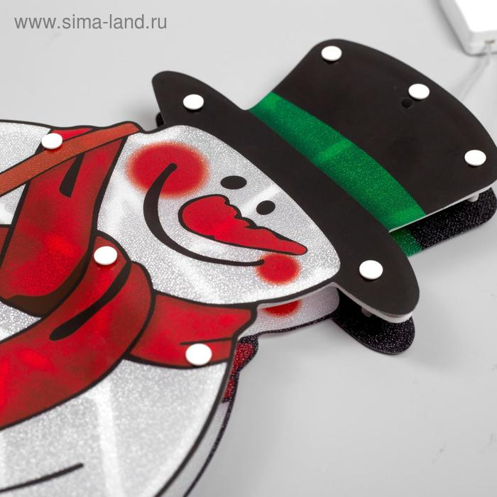 Светодиодная фигура «Снеговик» 23 × 43 см, пластик, 220 В, свечение мульти (RG/RB) Светодиодная фигура «Снеговик» 23 × 43 см, пластик, 220 В, свечение мульти (RG/RB)