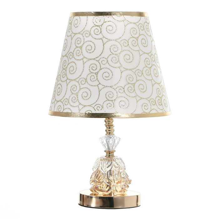 Лампа настольная Лампа настольная "Арабис" E27 40W низ с подсветкой 22,5х22,5х33,5 см RISALUX