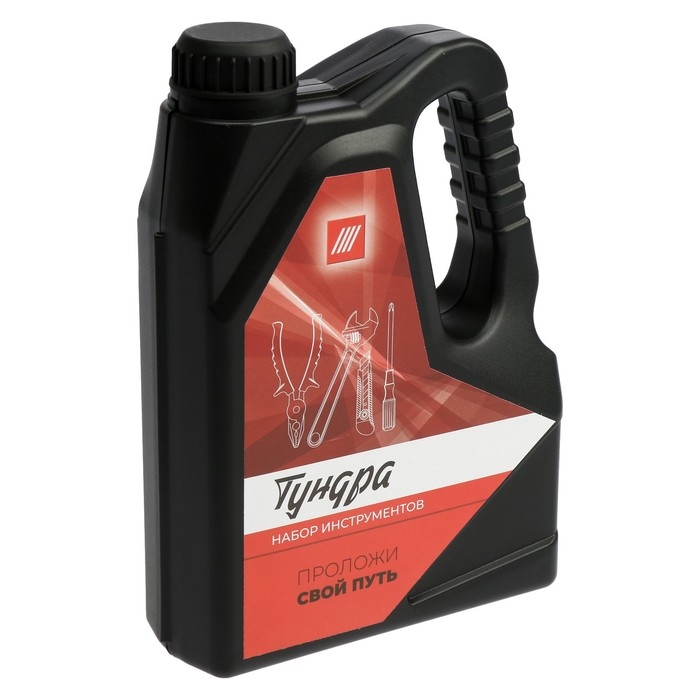 Набор инструментов ТУНДРА, подарочный пластиковый кейс Набор инструментов ТУНДРА, подарочный пластиковый кейс "Канистра", 21 предмет
