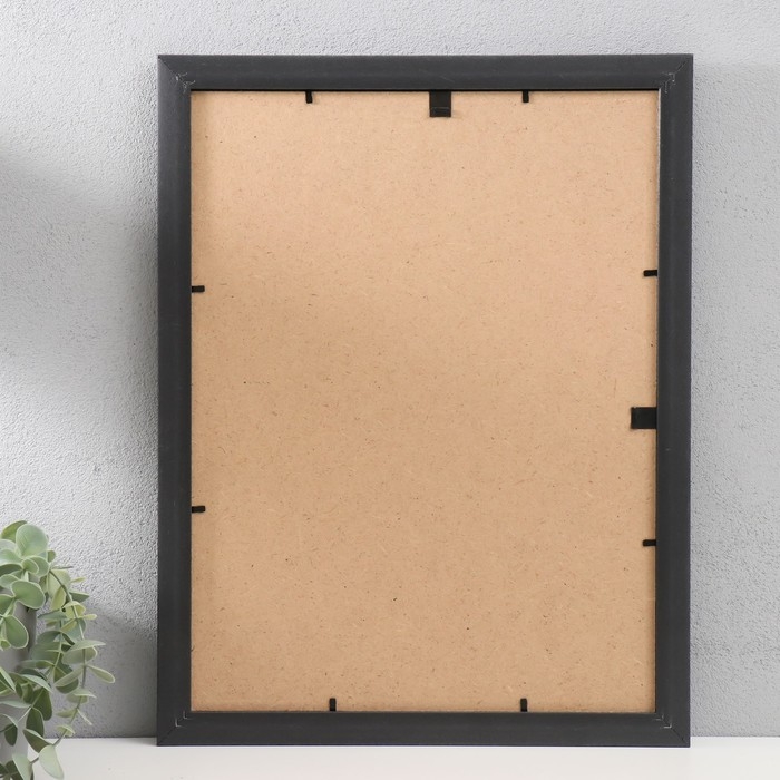 Фоторамка пластик Фоторамка пластик "МИРАМ" 30х40 см 277 чёрный (пластиковый экран)