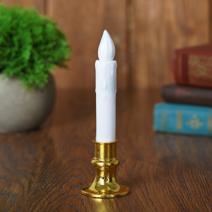 Свеча светодиодная «Вдохновение», цвет белый Свеча светодиодная «Вдохновение», цвет белый