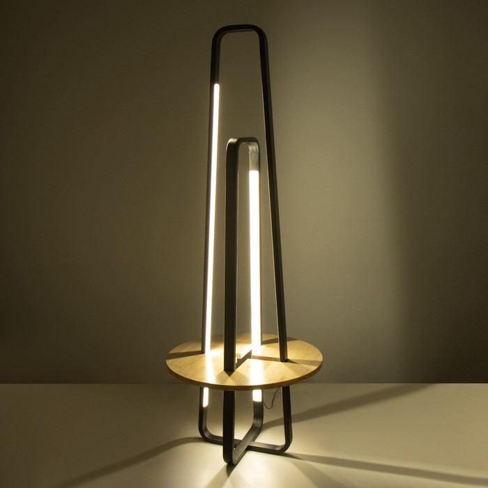 Торшер  Торшер "Лоути" LED 44Вт 4000К черный 60х60х160см