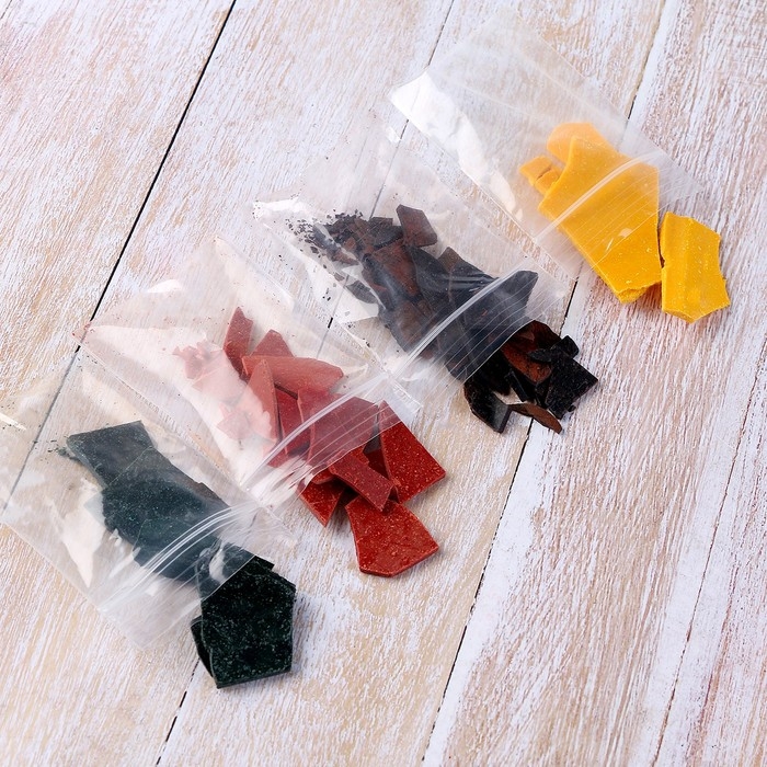 Краситель на основе соевого воска для свечей, 1 цвет &mdash; 5 г, набор 12 цветов