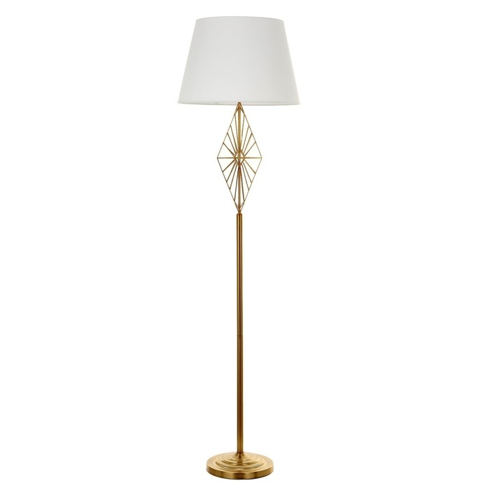 Торшер 19111/1 E27 40Вт бронза-золото 45х45х168 см