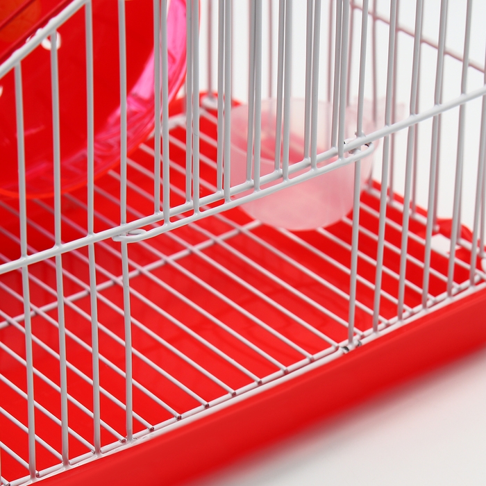 Клетка для грызунов укомплектованная RT-2t, 22 х 16 х 20 см, красная (фасовка 30 шт) Клетка для грызунов укомплектованная RT-2t, 22 х 16 х 20 см, красная (фасовка 30 шт)