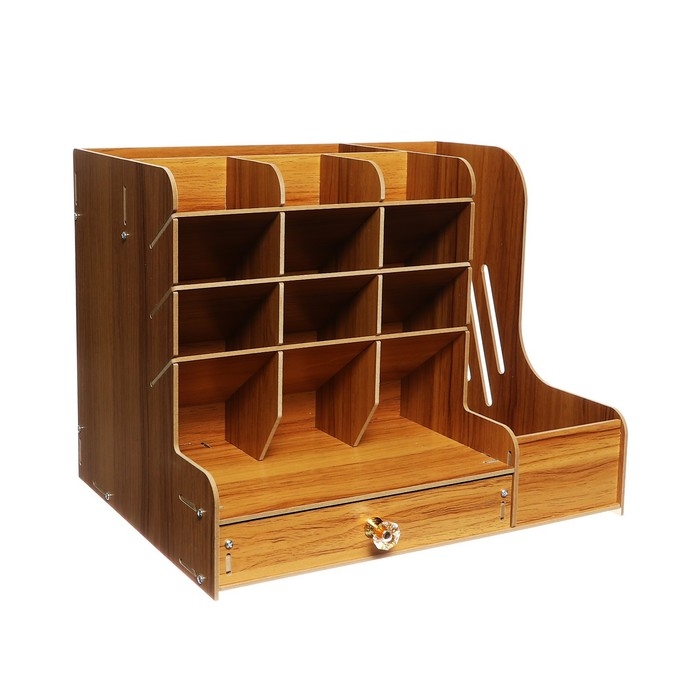 Органайзер - подставка настольный deVENTE. Magnat 33 x 26 x 26 см, МДФ, сосна, картонная коробка