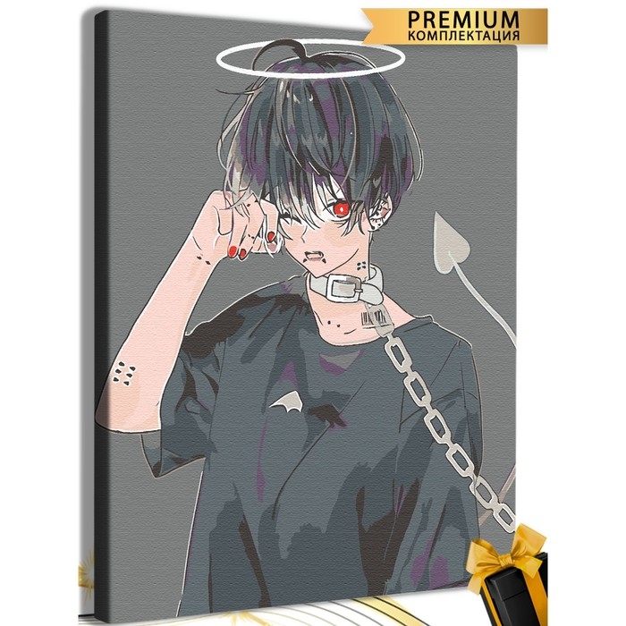 Картина по номерам &laquo;Милый парень&raquo; холст на подрамнике, 40 &times; 50 см