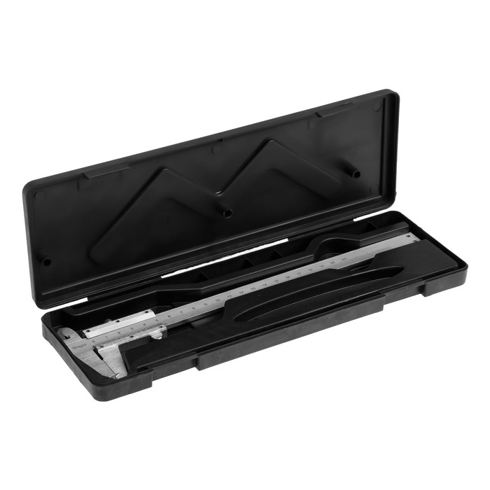 Штангенциркуль ТУНДРА, металлический, с глубиномером, цена деления 0.05 мм, 200 мм Штангенциркуль ТУНДРА, металлический, с глубиномером, цена деления 0.05 мм, 200 мм