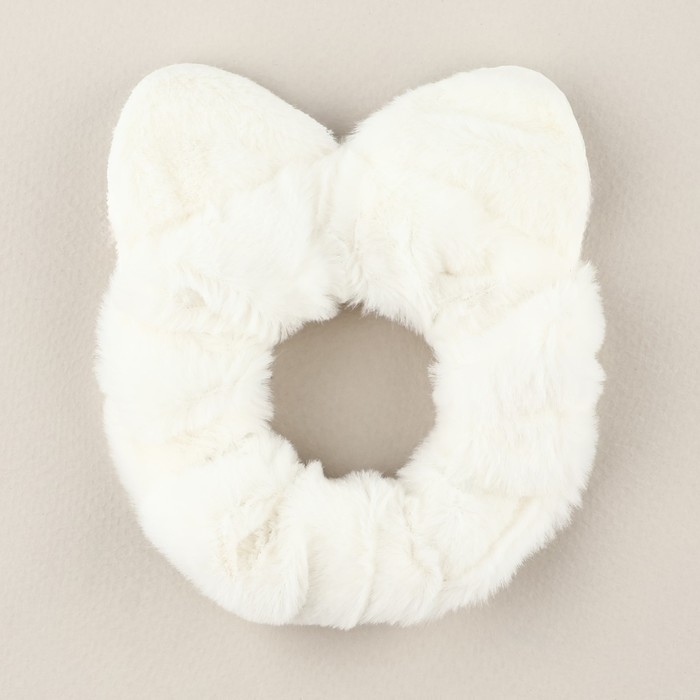 Резинка для волос пушистая с ушками новогодняя «Волшебной девочке» на Новый год, скранч, диам, 10 см Резинка для волос пушистая с ушками новогодняя «Волшебной девочке» на Новый год, скранч, диам, 10 см