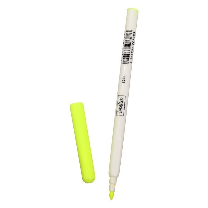 Маркер для ткани 3.0 мм Koh-I-Noor 3203/70, длина письма 500 м, неоновый жёлтый Маркер для ткани 3.0 мм Koh-I-Noor 3203/70, длина письма 500 м, неоновый жёлтый