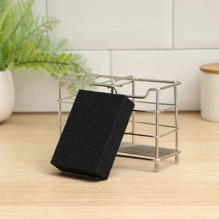 Губка чистящая «Чудо-губка», 10,5×7×2,5 см , усиленная Губка чистящая «Чудо-губка», 10,5×7×2,5 см , усиленная