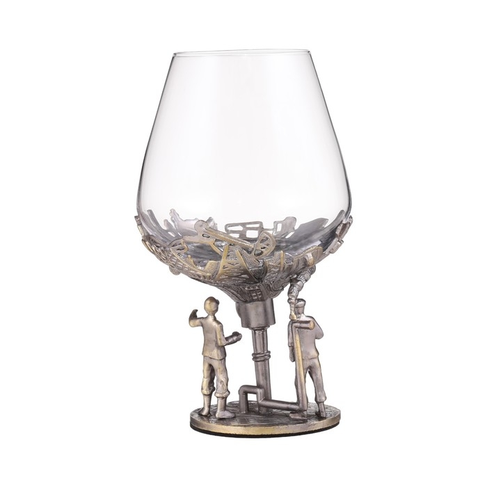 Бокал для коньяка Бокал для коньяка "Нефтянники", 550 мл, бронза