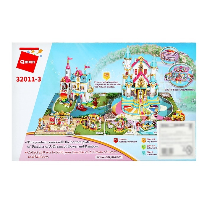 Конструктор «Принцессы. Сон цветов и Радуги», 4 вида, цвет МИКС Конструктор «Принцессы. Сон цветов и Радуги», 4 вида, цвет МИКС