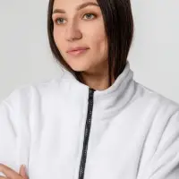 Куртка флисовая унисекс Manakin, ярко-синяя, размер ХS/S