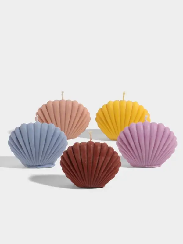 Свеча &laquo;Ракушка малая&raquo;, 9&times;4&times;7.5 см, соевый воск, МИКС