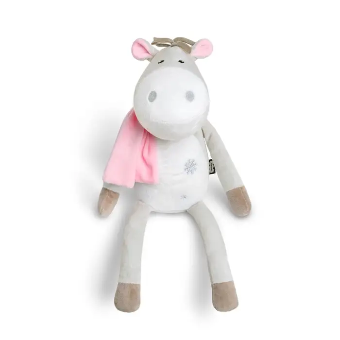 Мягкая игрушка "Лошадка Снежинка", 45 см 990