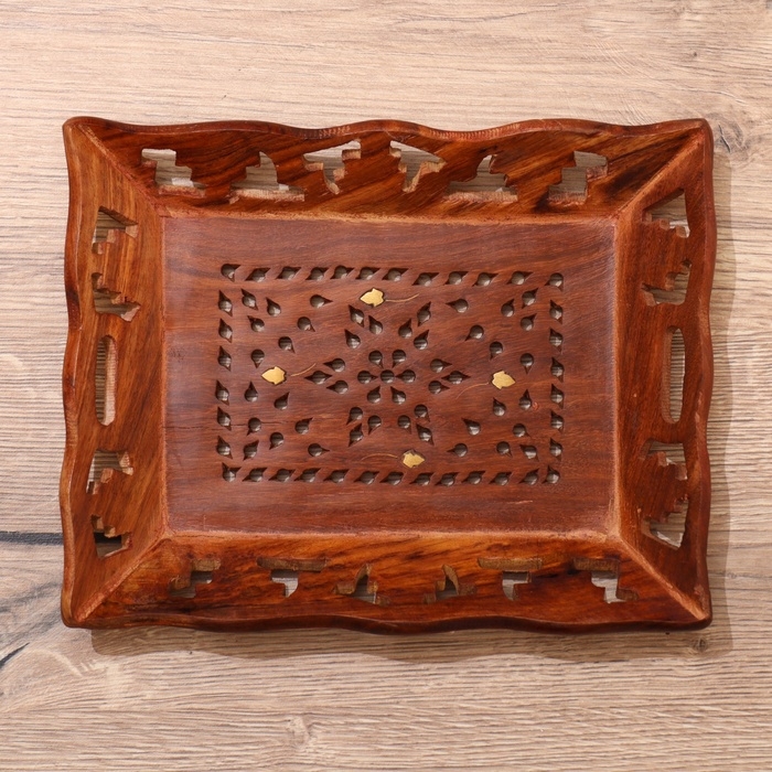 Поднос дерево Поднос дерево "Звезда" 24х19х3 см