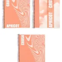 Компл тетр из 3шт 96л кл на гребне Apricot, обл мел карт, блок офсет 10296913