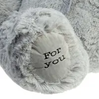 Мягкая игрушка "Медведь Тед", цвет серый, 118 см