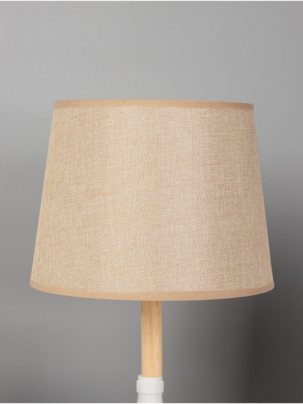 Лампа настольная BayerLux ЭКО Лампа настольная BayerLux ЭКО "Тамара" 1х40Вт Е27 коричневый/белый. 26х26х44см