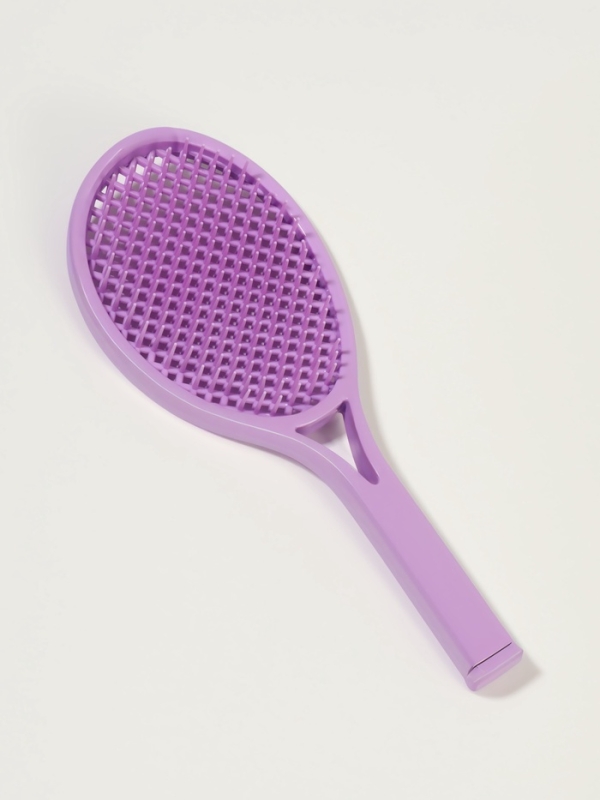 Расческа массажная овал ДЛЯ СУШКИ ВОЛОС 24*10см фиолет подвес QF