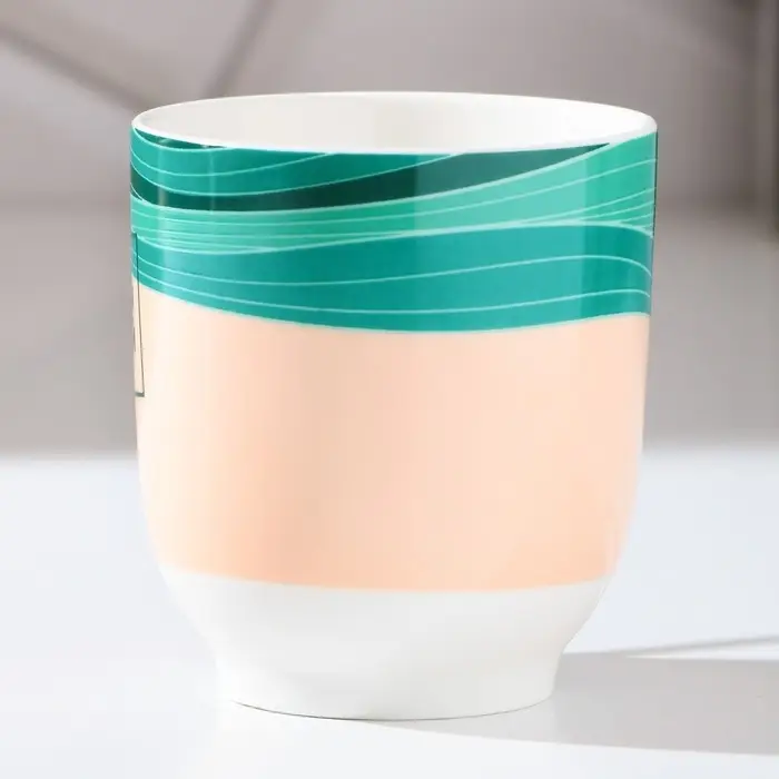 Кружка керамическая «Мечтай», 260 мл, цвет бежевый