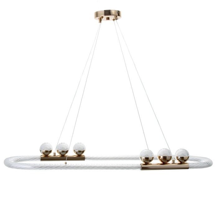 Светильник Светильник "Джерристо" LED 86Вт золото 90х29,5х9-100 см BayerLux