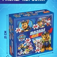 Пазлы 4 в 1, 35, 48, 54, 70 деталей, Щенячий патруль