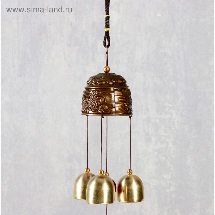 Музыка ветра металл Музыка ветра металл "Слон" 3 колокольчика 40 см